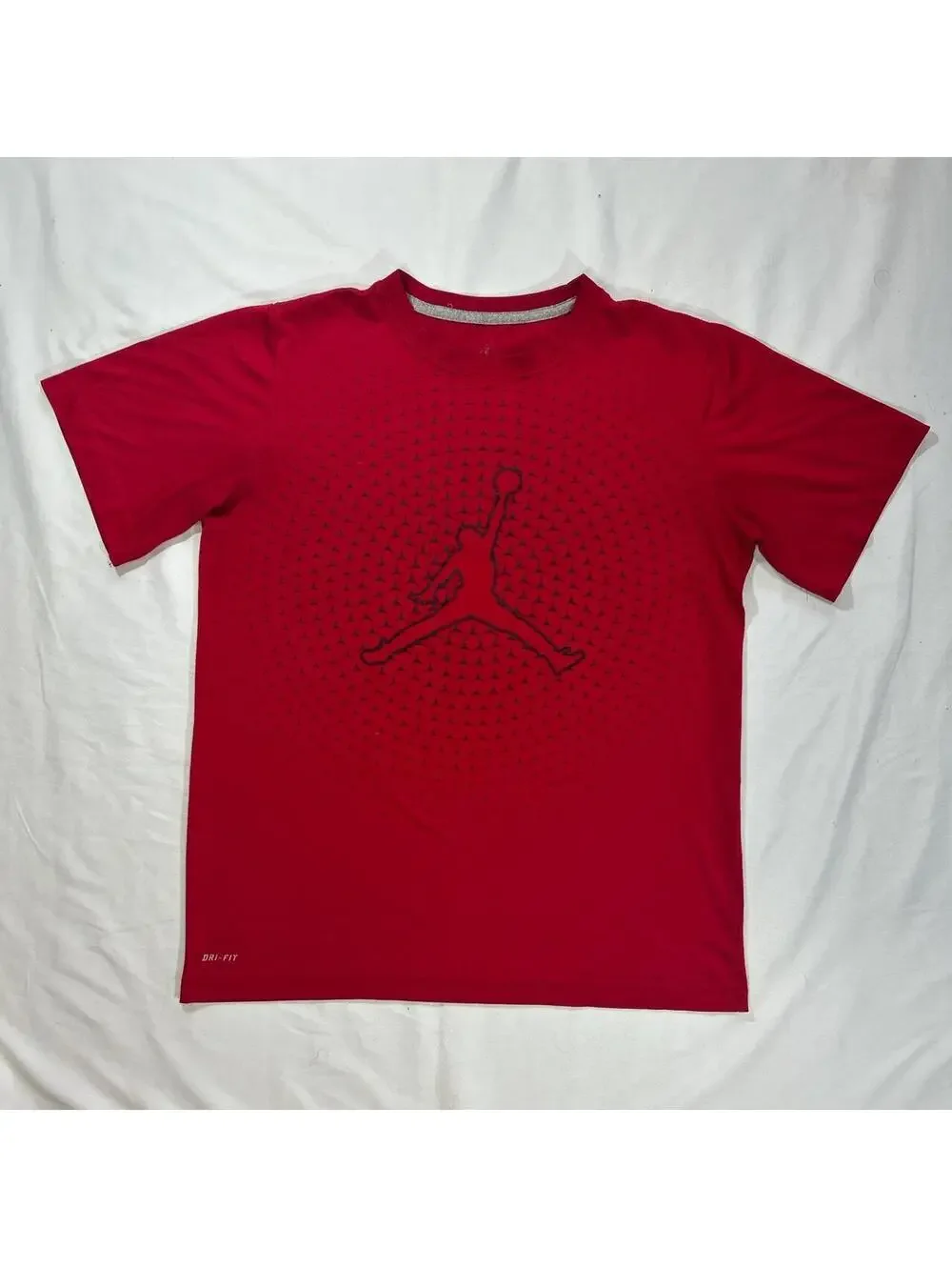 Jordan Jumpman red Dri-FIT graphic performance t-shirt.
